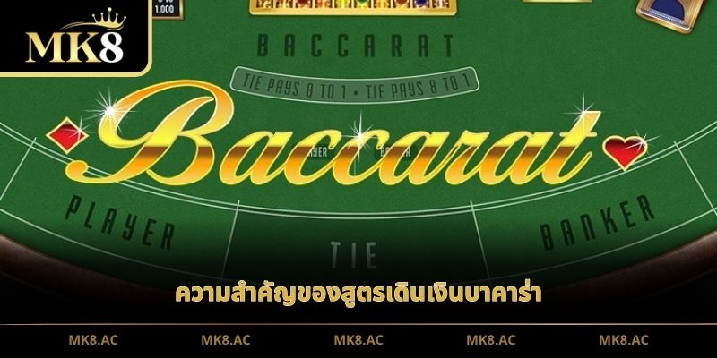 ความสำคัญของสูตรเดินเงินบาคาร่า